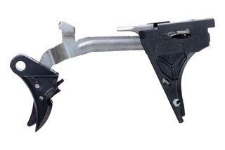 Overwatch Precision curved FALX trigger with NP3 plating, black.
